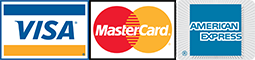 Karten: Visa, Mastercard, Amex